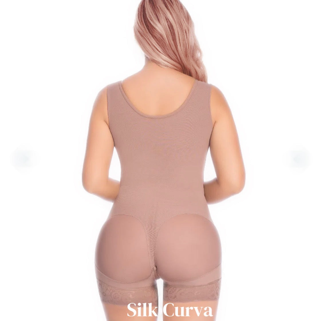 Jumpsuit Integrated Faja (Short Sleeves/Mid-Thigh) – Shaped Curvy